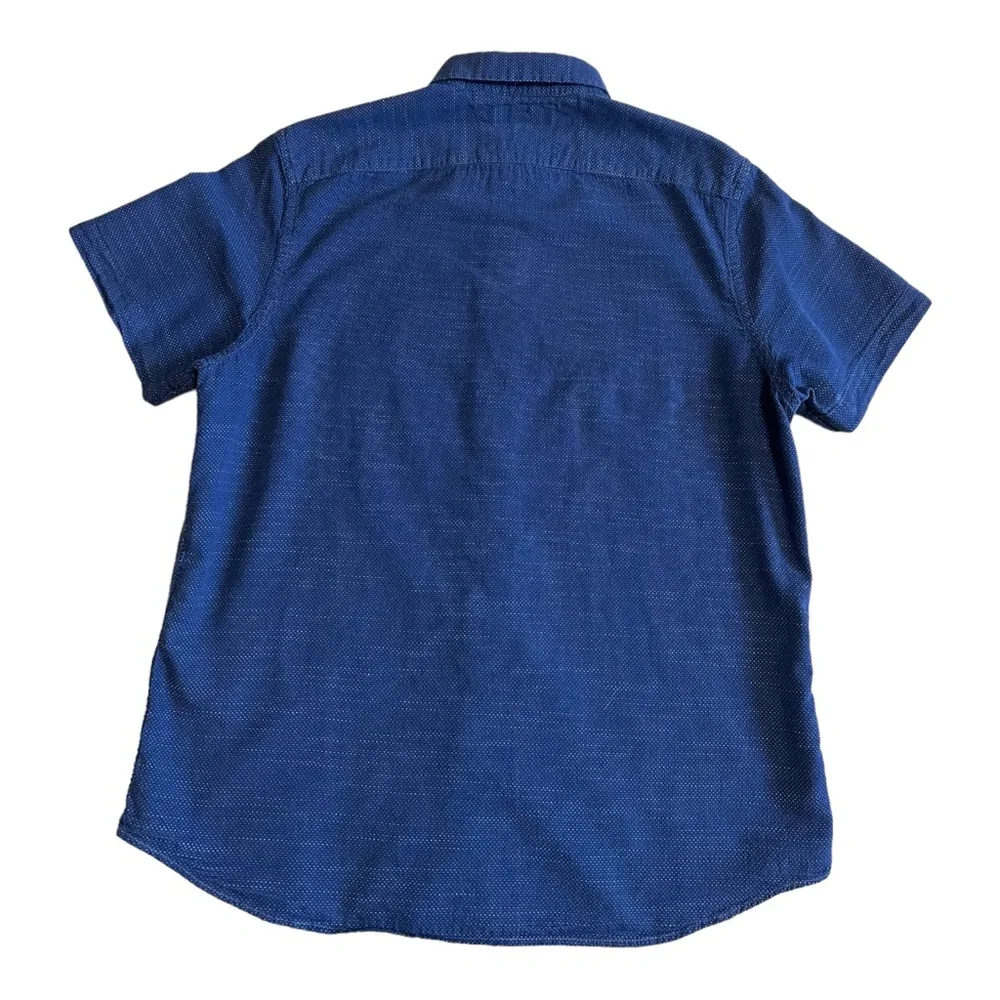 Banana Republic Standard Fit Soft Wash Button Down Shirt Men’s L Blue Stretch